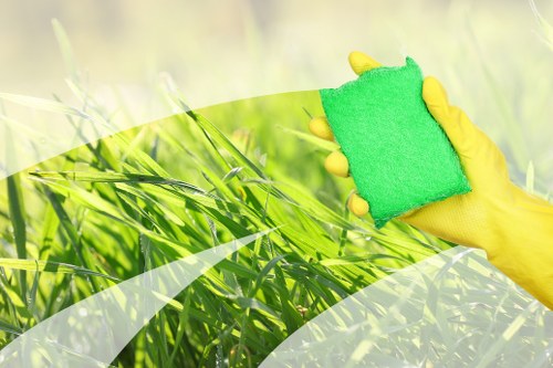 Professional cleaner in SW14 maintaining a spotless home